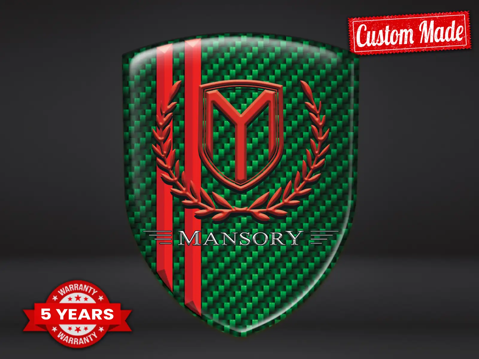 Mansory Fensteraufkleber Premium Stilvoll Anpassbar Auto